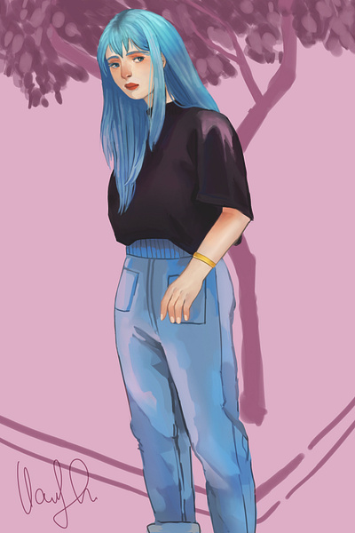 Untitled digital digital illustration digitalart girl illustration