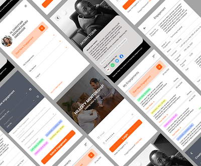 Mentorship app app design ui ux