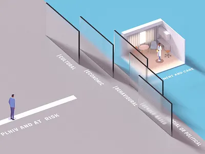 Barriers to care aids animation barriers blender healthcare hiv medical medicine motion design