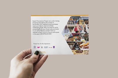 SB postcard mock up back branding design mockup print design