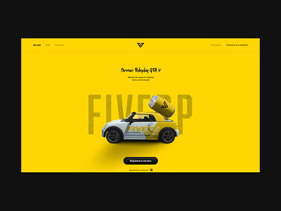 Five RP website altv branding gaming gta gta5 gtav roleplay