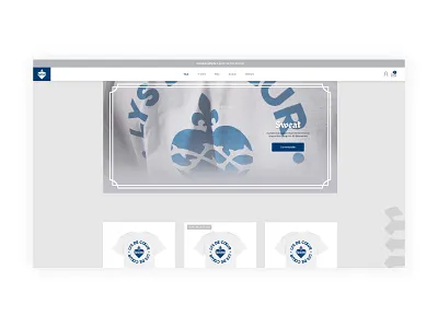 Lys de Coeur website avemaria branding catholic ecommerce france jesus webdesign