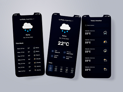 Diverse and Interactive Mobile Application for Weather Forecast figma mobileappdesign mobileui ui ux uxexperts weather weatherforecast