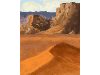 Desert Crossing (Re-Creation) backgroundart desert desertart desertpainting design digital illustration digital painting digitalart environment art environment design gameenvironment illustration indianart indianartist indianbackgroundpainter indianillustrator landscape landscape illustration