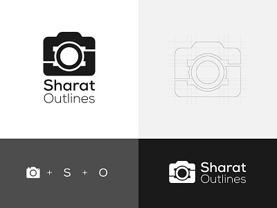 Logo concept - Sharat Outlines branding design logo minimal