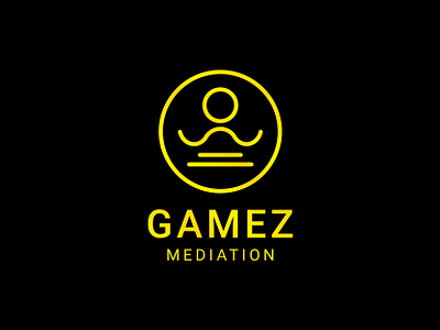 Mediation Logo logo meditation minimalist yoga logo