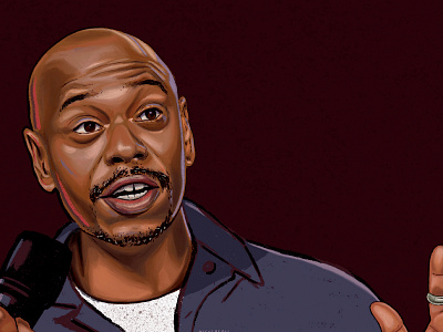 Dave Chapelle davechapelle digital portrait editorial illustration illustration portrait procreate skintone stand up comedy