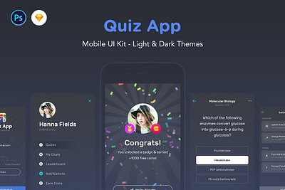 Quiz App - Mobile Trivia app app design application design design art illustration logo minimal new ui design uidesign uiux ux uxdesign