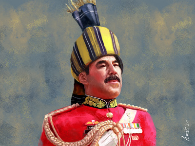 Illustration of President Guard India army illustration army portrait design digital illustration digital painting digitalart illustration military illustration painting photoshop portrait art poster