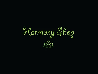Harmony Shop app art branding business design graphic graphic design icon illustration logo script simple sketch spa spring symbol typography ui ux vector