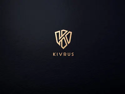 KIVRUS LOGO branding company brand logo creative logo design illustrations logo typography vector