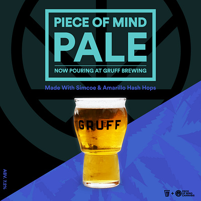 Piece Of Mind Pale Ad advertising branding design