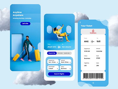 Flight booking airplanes app booking city cloud country design designer designs flight app flight booking ticket ticket booking travel travel app trip ui ux