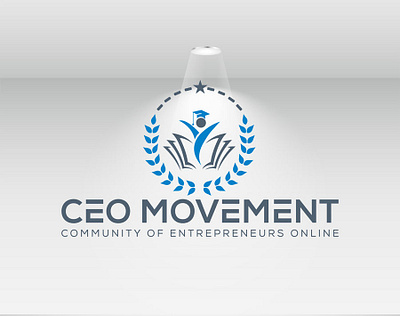 Ceo Movement Community Of Entrepreneurs Online Logo Design branding custom logo flat logo illustraion logo logo deisgn logo design logotype modern logo ui vector website logo