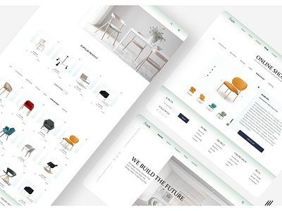 Architecture Web Design app architecture furniture ui ui design ux uxdesign webdesign website xd