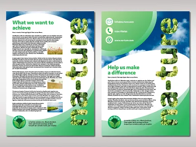 Na-ture branding design typography