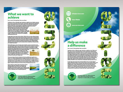 Na-ture branding design typography