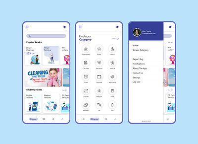 App UI/UX Design app app design application brand branding clean design designs identity illustration ios mobile ui uidesign uiux uxdesign