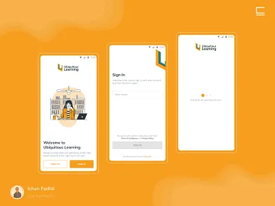 Ubiquitous Learning App app app design design e learning learning learning app mobiledesign ui uidesign userinterface ux