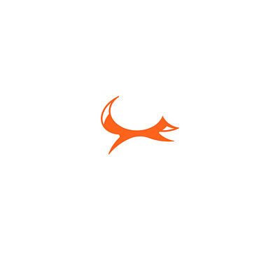 Minimalist Fox Logo animal fox fox illustration foxy goldenratio jumping minimalist simple