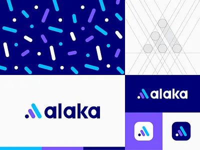Alaka - Digital Media Agency a letter abdullah designs advertising agency alaka branding contemporary digital media dribbble illustration instagram logo logo design logodesign logos logotype minimal turkey