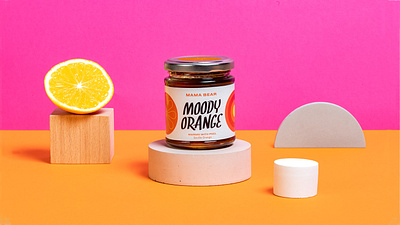 Mama Bear Marmalade Packaging branding food independent jam logo design marmalade midcentury packaging restaurant small business start up turtle and hare visual identity