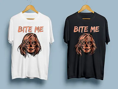 Bite me design graphic design illustration illustrator logo typography