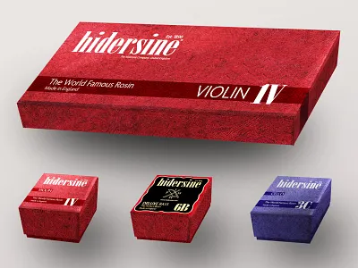 Hidersine branding design