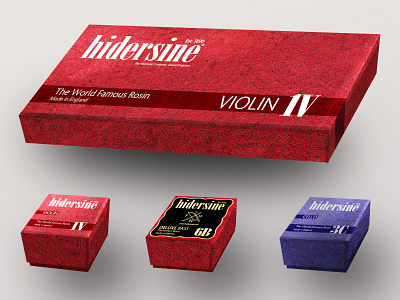 Hidersine branding design