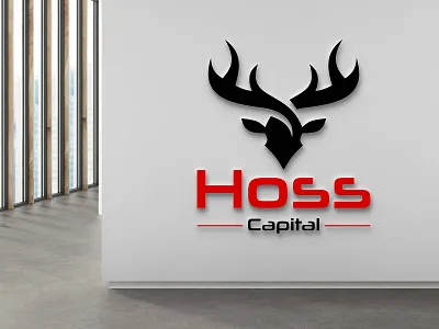 Hoss Capital Logo 3d adobe illustrator adobe photoshop branding branding designer creative designer design graphic design hoss hoss capital logo logo idea minimalist logo modern logo tanjilacreativegd unique unique logo vector logo