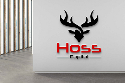 Hoss Capital Logo 3d adobe illustrator adobe photoshop branding branding designer creative designer design graphic design hoss hoss capital logo logo idea minimalist logo modern logo tanjilacreativegd unique unique logo vector logo