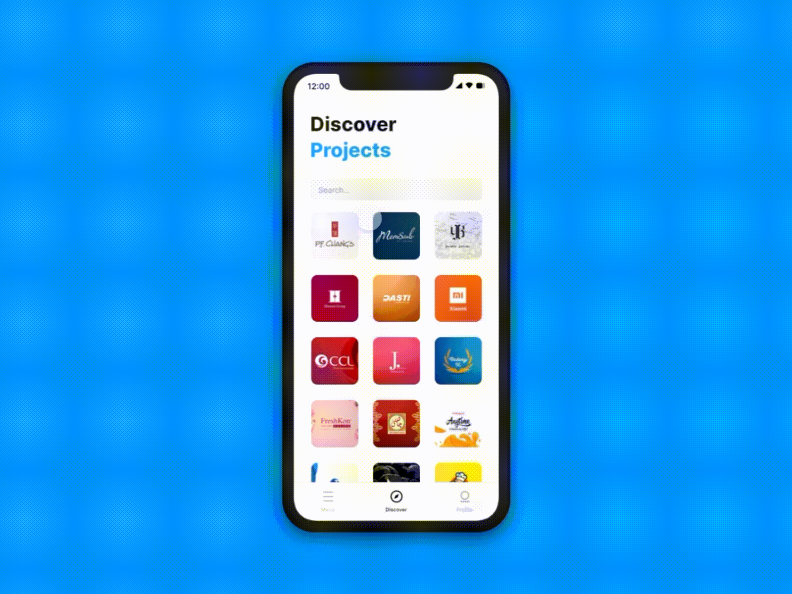 Projects Showcase UI UX Prototype branding design menu pfchangs photoshop ui ux
