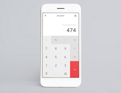 Calculator UI design 004 calculator app calculator design calculator ui dailyui dailyui004 mobile mobile app photoshop ui uidesign uiux