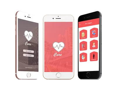 Cure APP design health app mobile app mobile design mobile ui uidesign uiux uxdesign