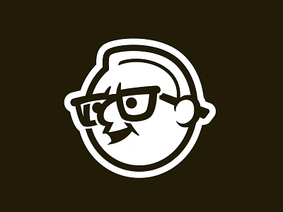 Paul Rand Mascot character character design glasses human illustration logo man mascot paul rand rand smile