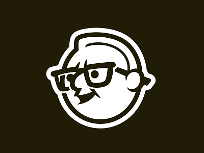 Paul Rand Mascot character character design glasses human illustration logo man mascot paul rand rand smile