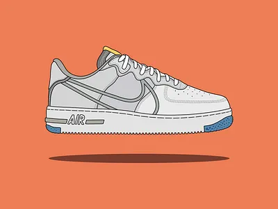 Sneaker Illustration design flat illustration minimal nike nike air nike shoes shoe sneaker sneakers