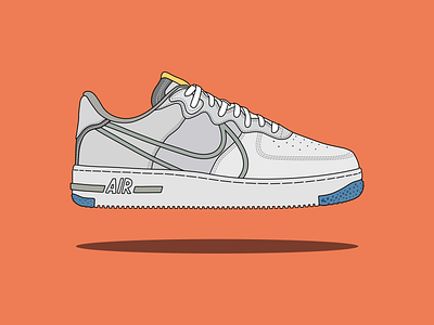 Sneaker Illustration design flat illustration minimal nike nike air nike shoes shoe sneaker sneakers