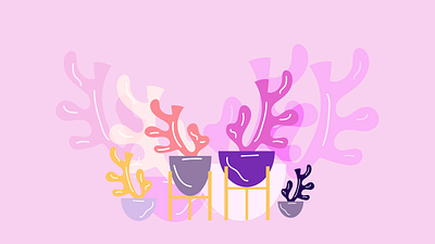 plants color style colors colourful design flat art flat design illustraion illustration illustrator