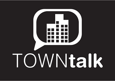 town talk logo clean design logo logodesign minimal logo minimalistic versatile logo