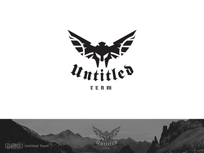 Untitled Logo - Updated brand branding extremesports helmet illustration knight logo logotype sport sports logo viking wings