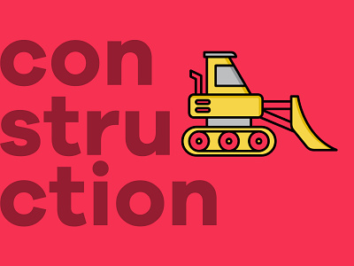 Construction Tools - Inventicons.com bulldozer construction construction website design flat icon icons icons design icons pack illustrator level photoshop site tool tools work work in progress