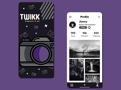 Twikk Photo Mobile App Design app app design application design designs mobile mobile app mobile app design mobile design mobile ui ui ui ux ui design uidesign uiux ux ux ui ux design uxdesign uxui