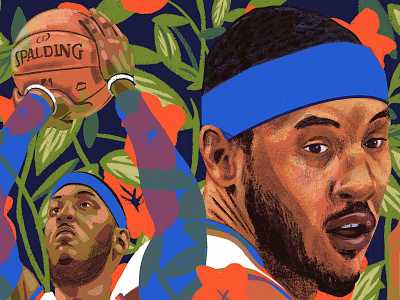 Melo carmelo anthony nba poster