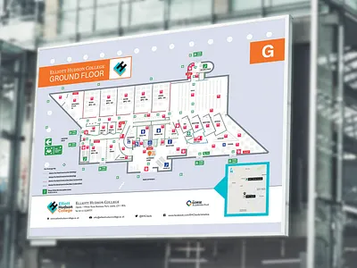 Elliott Hudson College Floor Plans - Fire Safety architectural college fire exits fire extinguisher fire safety floor plans health and safety sixth form