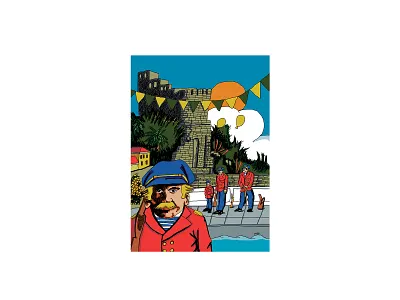 Boka Bay cartoon comics graphicdesign herceg novi illustration summer