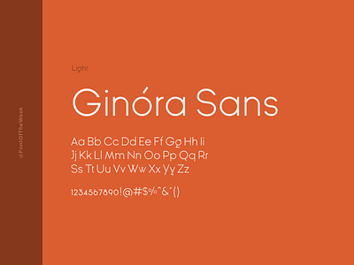 Ginora Sans app design design design inspiration font font inspiration font of the week fotw free fonts free typeface google fonts graphic design interface type inspiration typeface typography ui user experience user interface ux web design