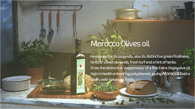 Moroccan Olives oil Still life 3d art cinema4d