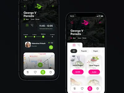 Food Restaurant Delivery App app app concept application design designer ios iphone mobile ui ui design user experience user interface user interface design userexperiencedesign userinterface ux