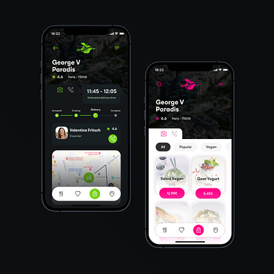 Food Restaurant Delivery App app app concept application design designer ios iphone mobile ui ui design user experience user interface user interface design userexperiencedesign userinterface ux